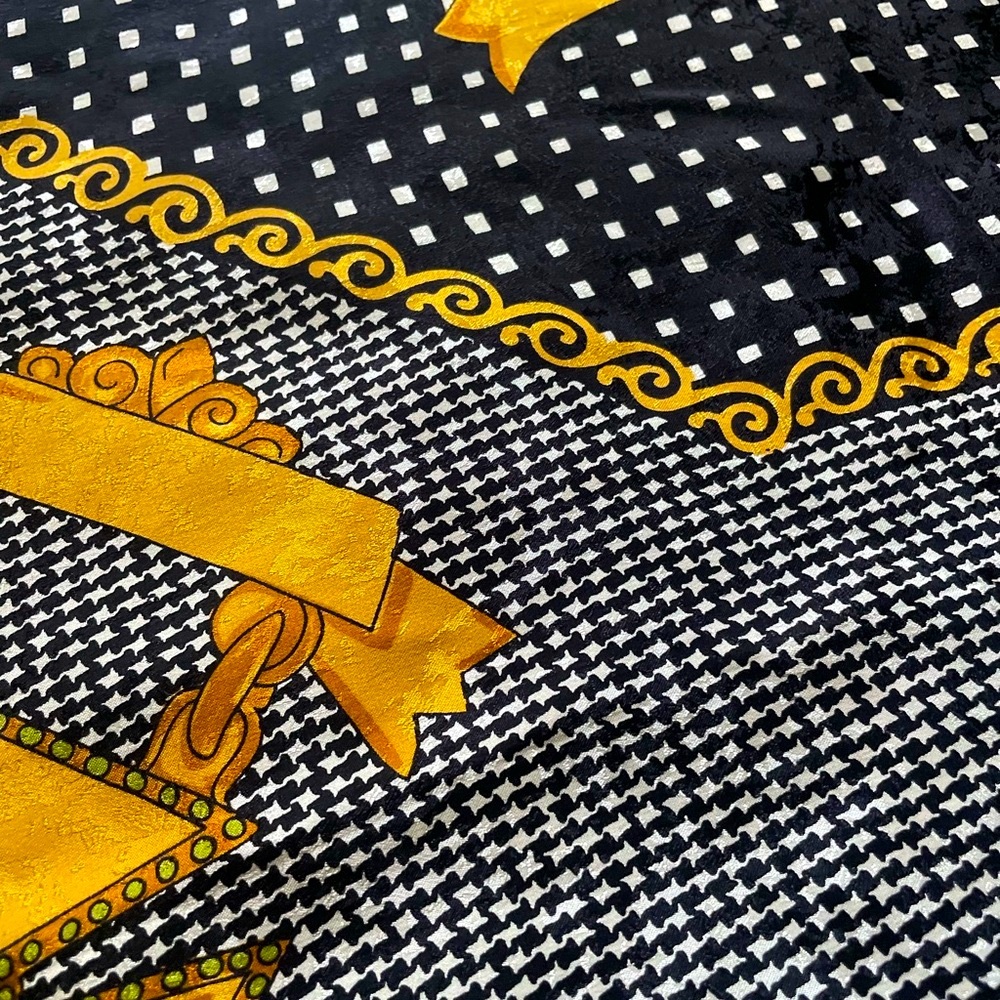 Christian Dior Vintage Silk Gemstone Scarf - Picture 10 of 13